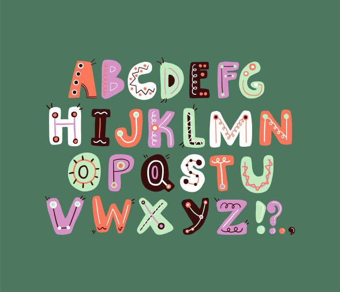 Printable Letters With Design Pdf