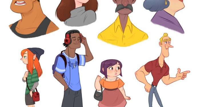 100 Modern Character Design Sheets You Need To See!
