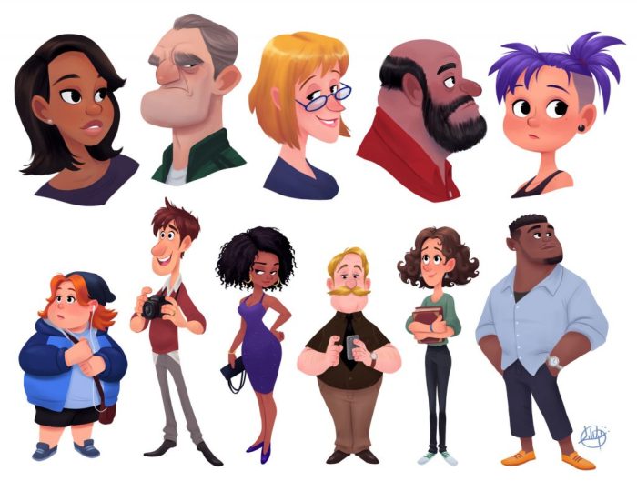 100 Modern Character Design Sheets You Need To See!